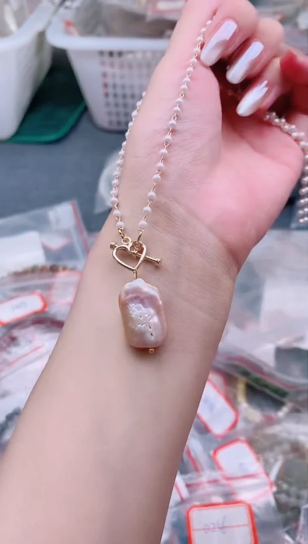 淡水珍珠未镶嵌颈饰多样性发拍一发一