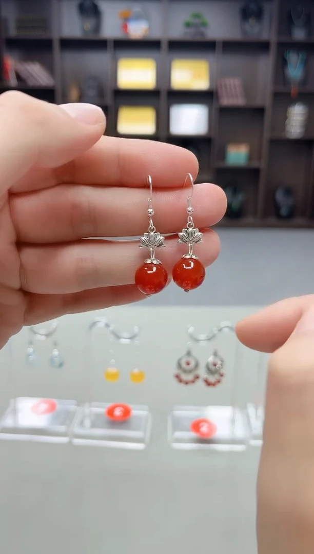 未镶嵌耳饰玛瑙/玉髓718000