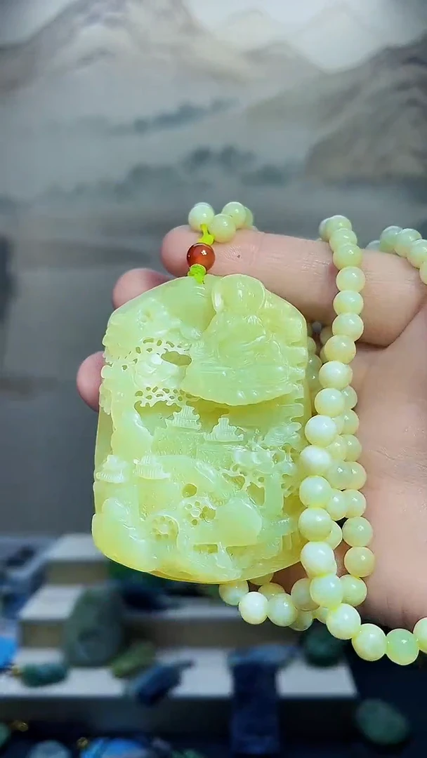 颈饰未镶嵌和田玉1