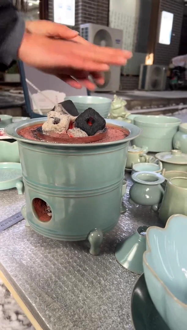 瓷片原产地原矿釉汝瓷