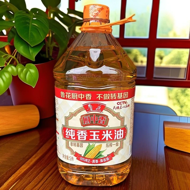 鲁花厨中香纯香玉米油5L鲁花厨中香不做转基因