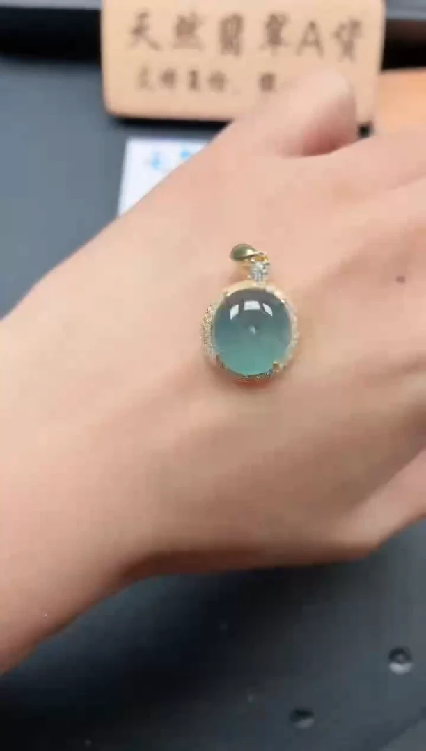 银S925镶嵌戒指翡翠111111