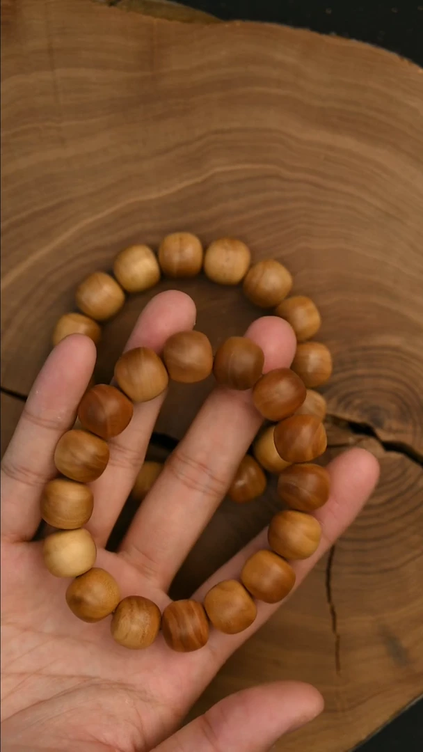 檀香木手串/手链13*14横纹 花色 毕业 【瑕疵福利】~2号