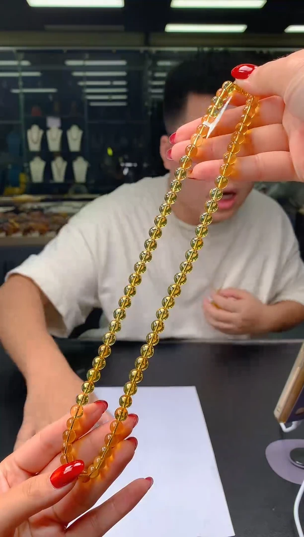 琥珀颈饰未镶嵌天然琥珀（拍一发一）