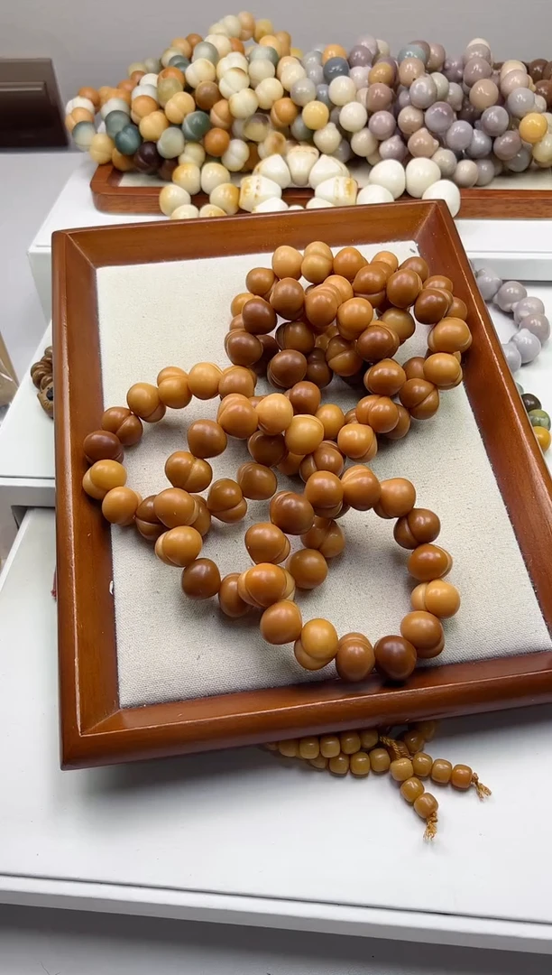 手串菩提根/象牙果沐u21干磨屁桃20mm手串