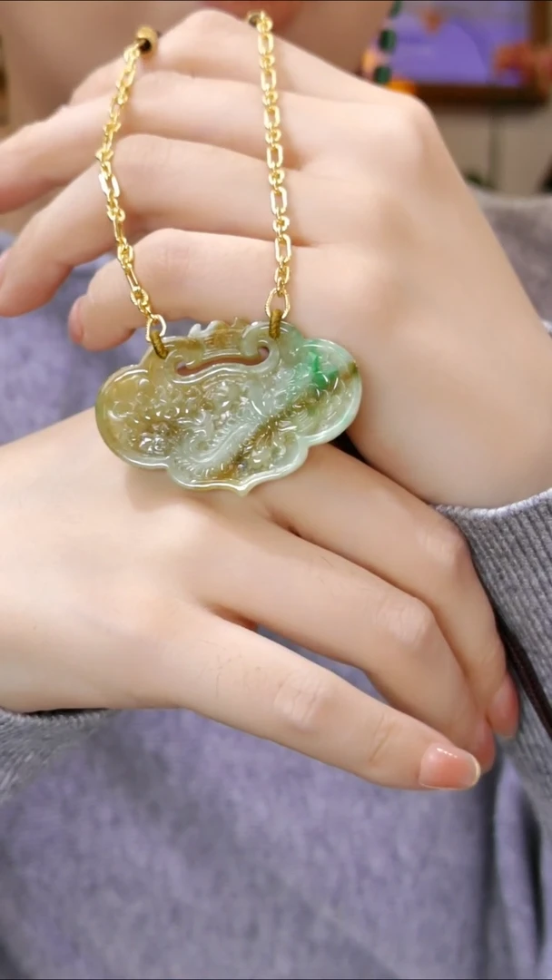 颈饰未镶嵌翡翠国风