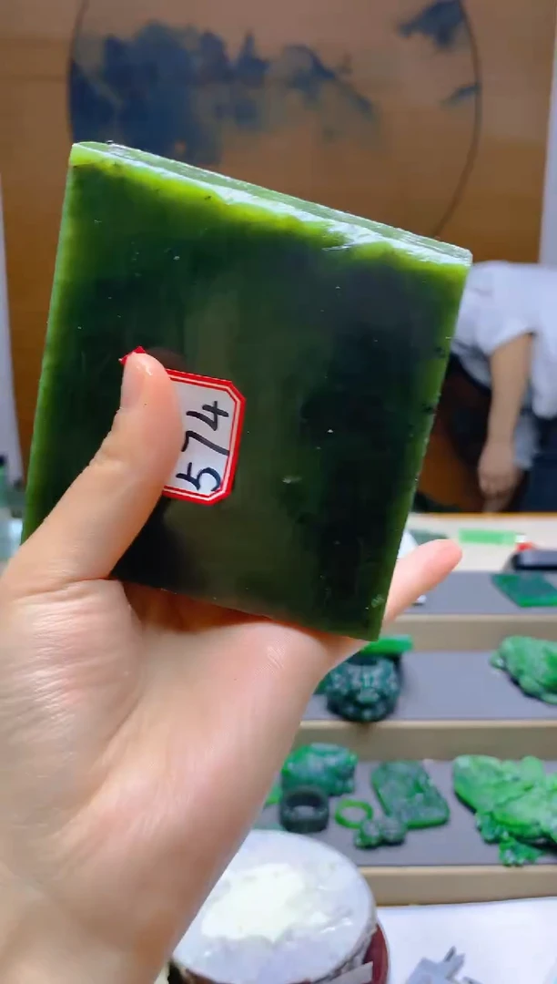 【闪购商品】和田玉（碧玉）珠宝半成品未镶嵌1