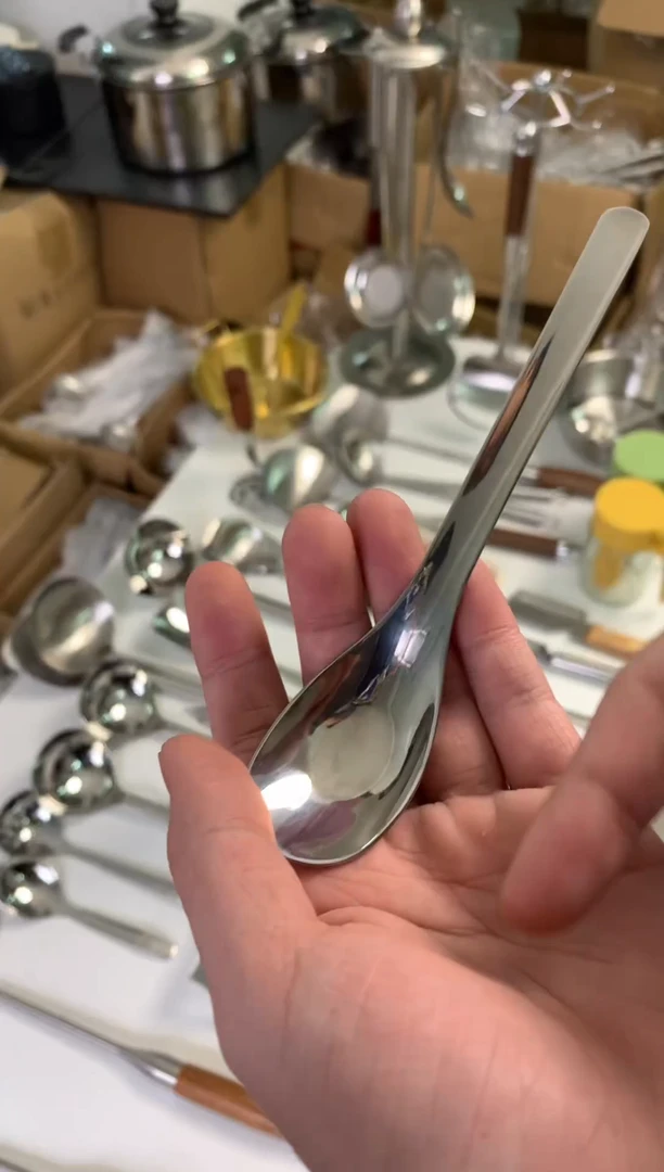 不锈钢儿童元宝汤勺