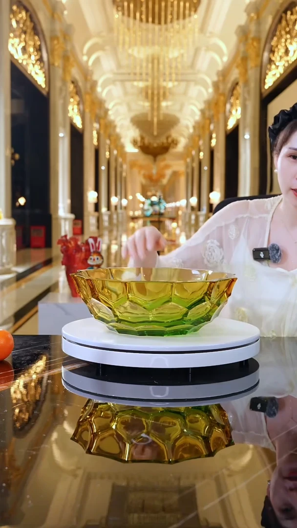 摆件AJ02035Caorle绿色艺术果盘