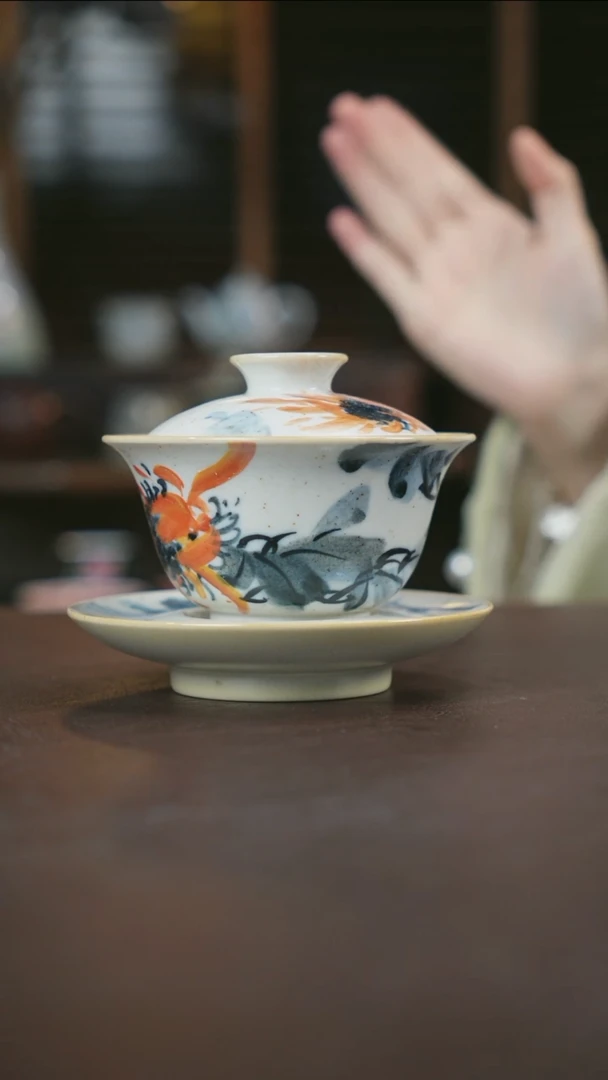 【闪购商品】杯景德镇陶瓷杯碗柴烧多人