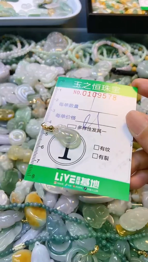 翡翠未镶嵌颈饰闪购0109578