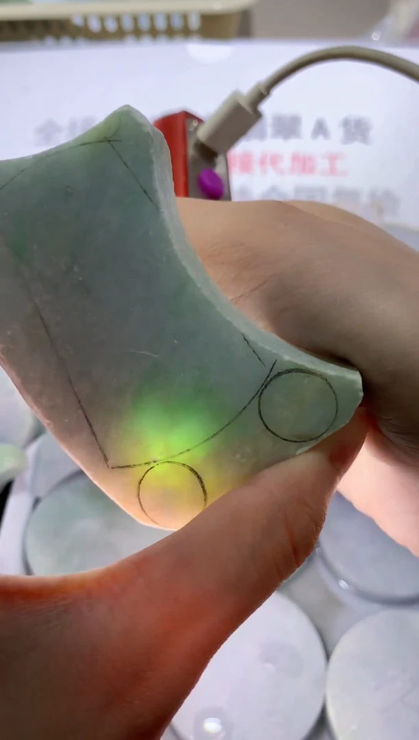 合金裸石翡翠天然缅甸翡翠FC525