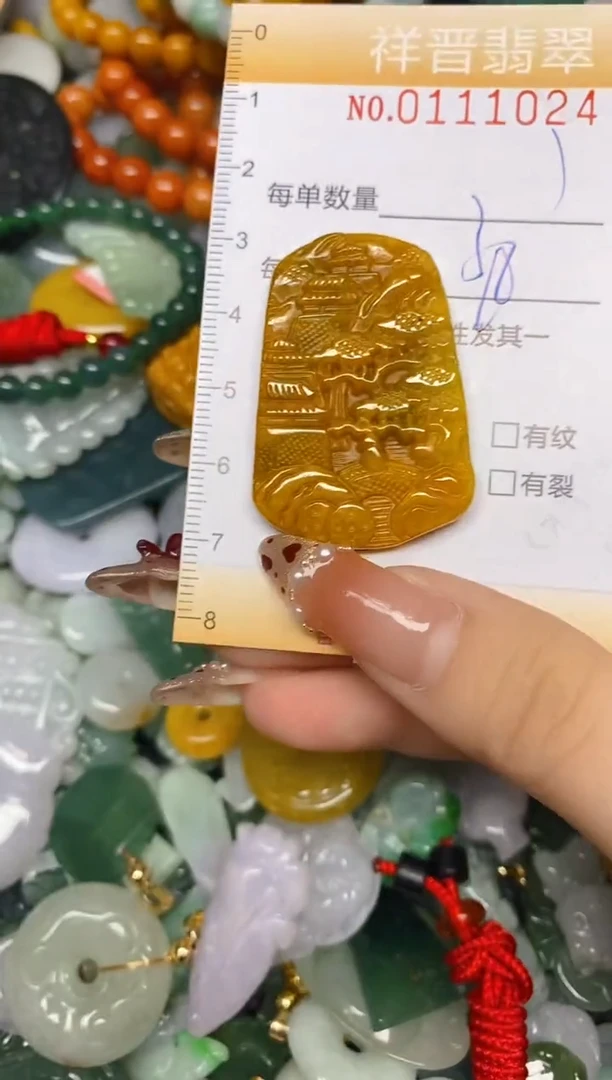 【闪购商品】翡翠颈饰未镶嵌闪购0111024多样性发其一