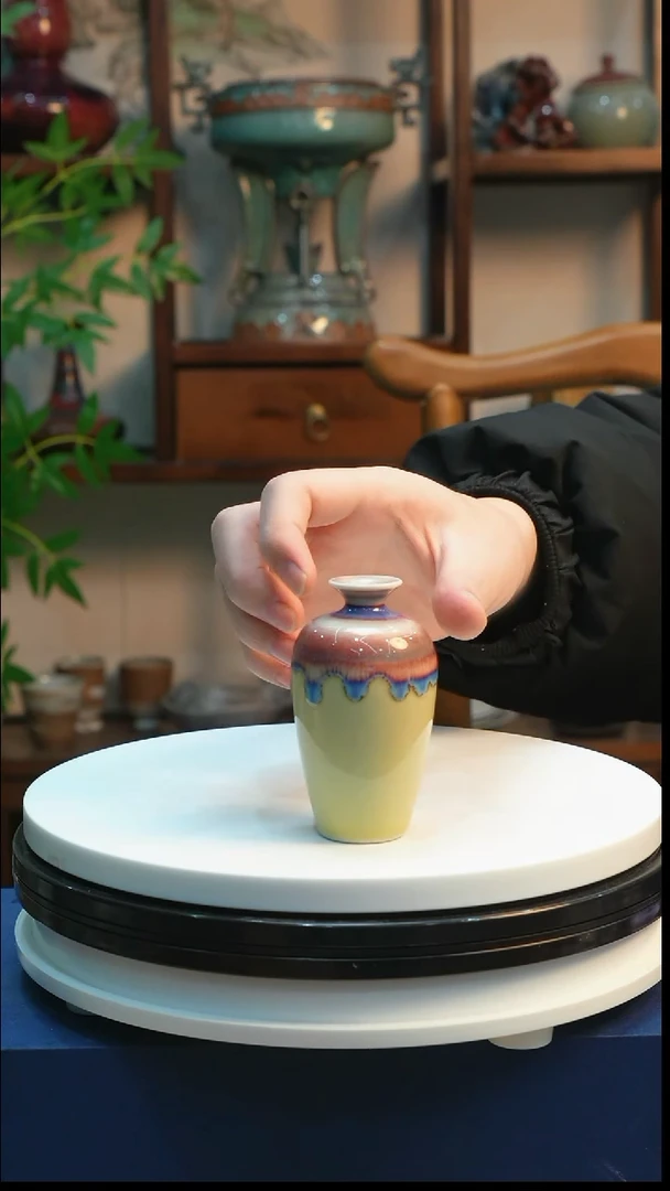 中2陶瓷小花瓶摆件创意花瓶