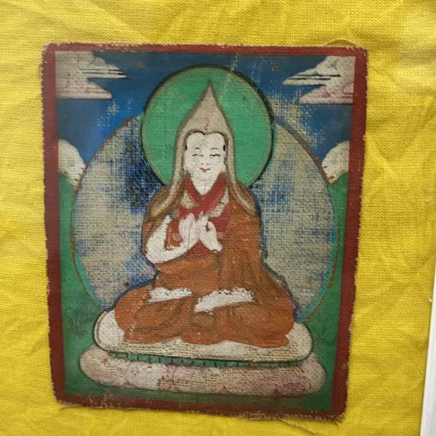 宗喀巴佛 清代唐卡 京文检鉴定