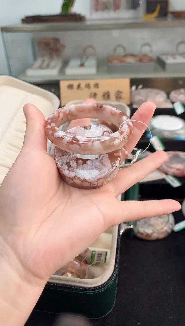 未镶嵌手镯石英质玉54圈口（赠品镯心）S946342