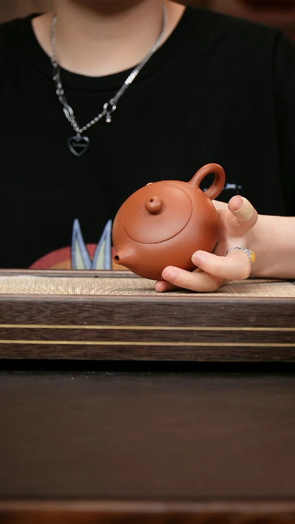 茶壶紫砂原矿紫泥  扁西施  福利款