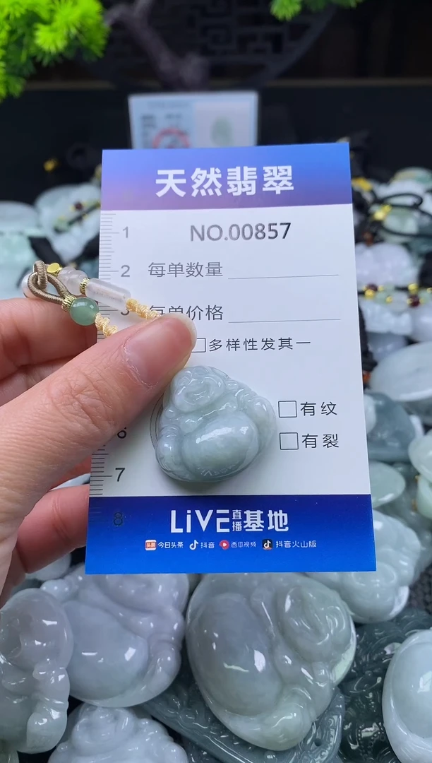 颈饰未镶嵌翡翠天然缅甸翡翠857