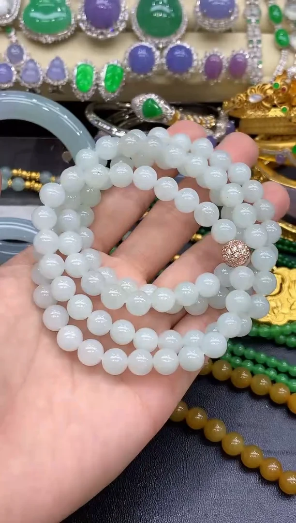 颈饰未镶嵌翡翠393-中国好珍宝