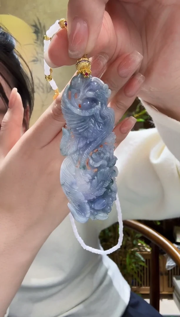 颈饰未镶嵌翡翠吊坠