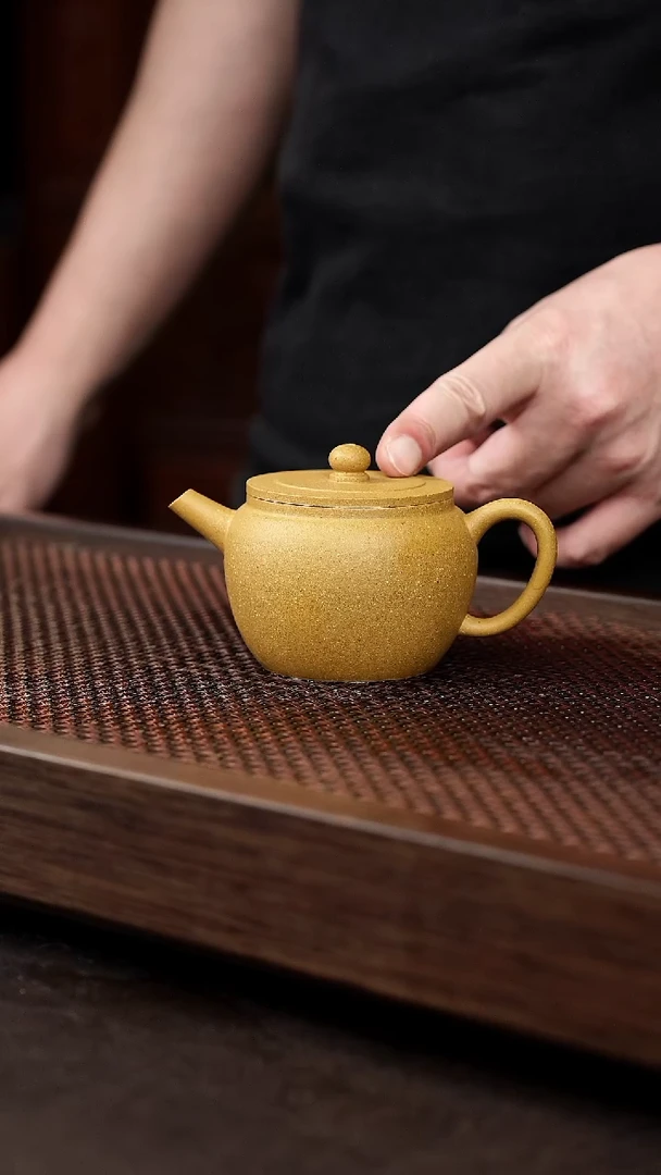 茶壶紫砂葵黄庆古