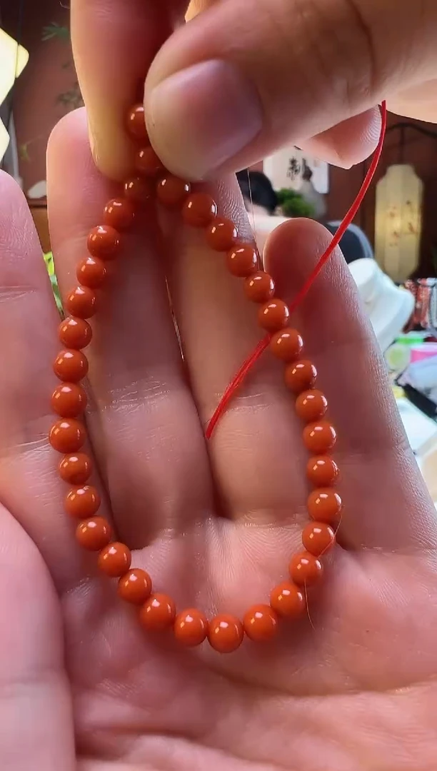 【闪购商品】南红玛瑙手串未镶嵌南红4.9mm