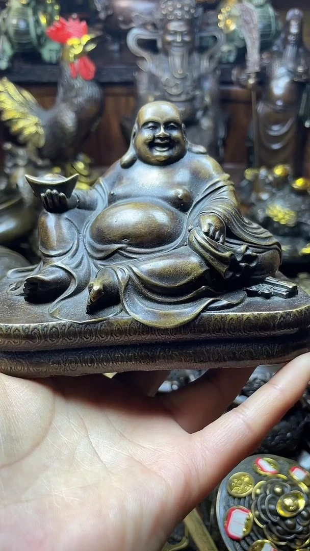 闪购链接，点击下单，有运费险，铜摆件