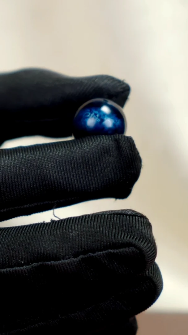 疯子大漆蓝宝砂15mm