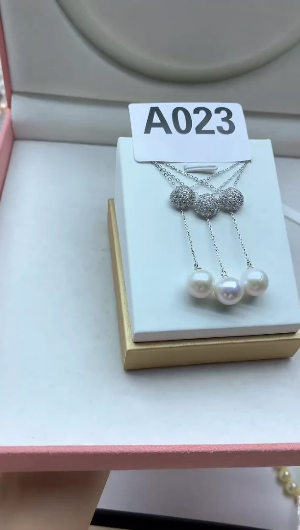 套链银S925镶嵌淡水珍珠多样性发其一