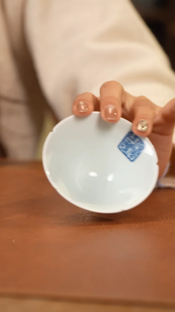 【闪购商品】杯景德镇九段烧斗笠杯