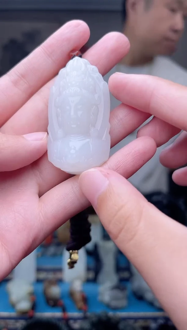 和田玉未镶嵌挂件1