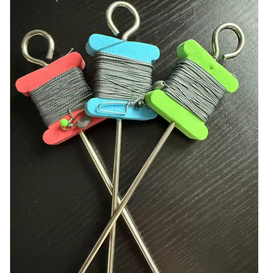 钓甲鱼专用地插线甲鱼钩套装20副