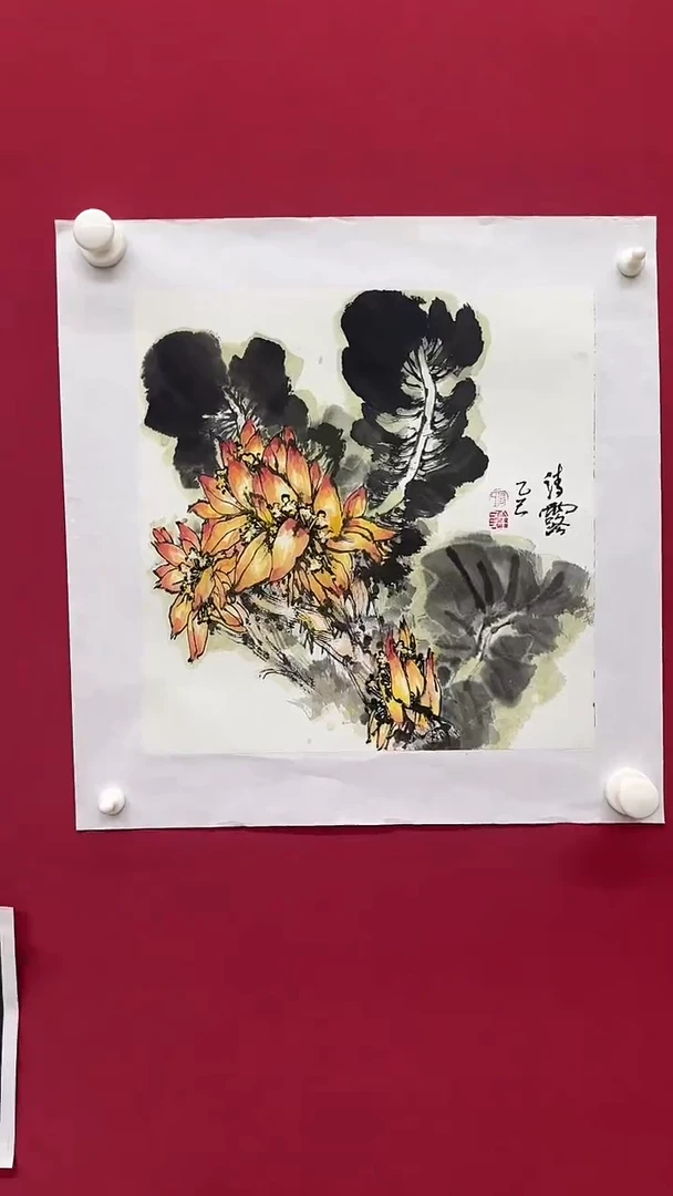 国画房全友1平尺花鸟作品