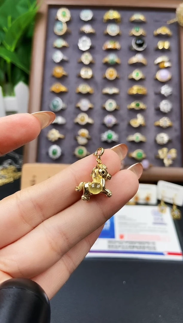 颈饰银S925镶嵌翡翠12