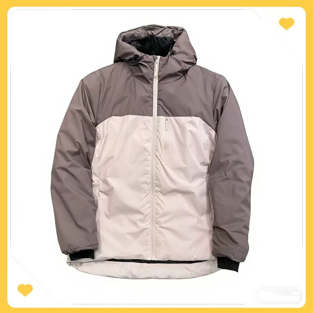 【50玫瑰】长袖保暖棉衣宽松型连帽短款厚款棉服加厚休闲男女士款