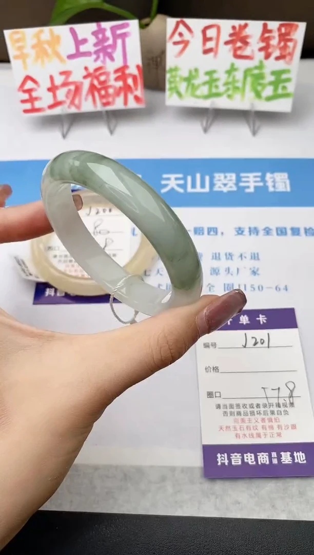 未镶嵌手镯石英质玉j201-PA57+