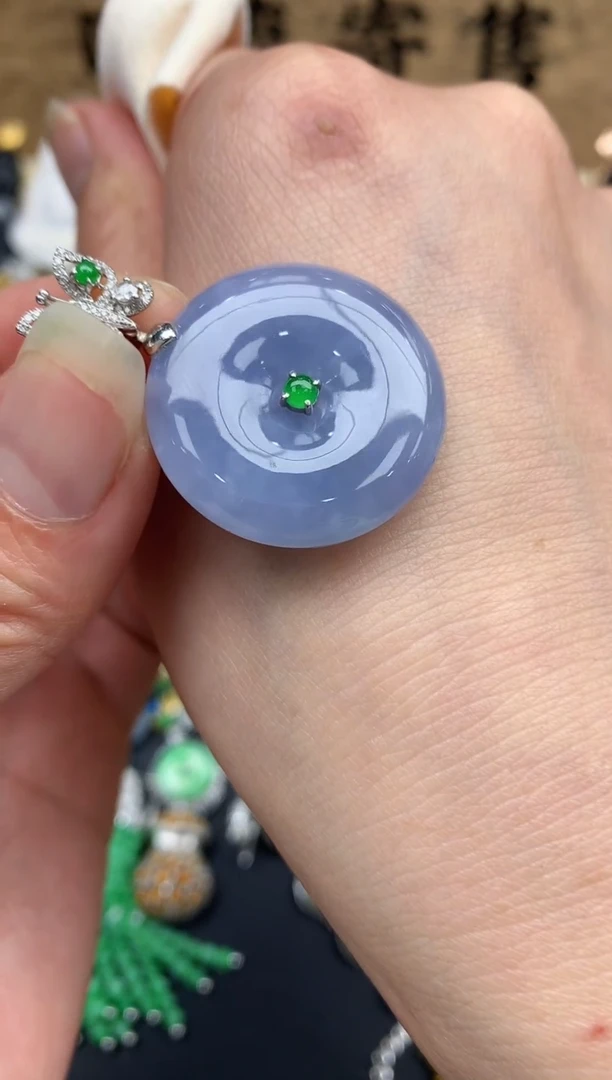 【闪购商品】翡翠颈饰18K金镶嵌122-中国好珍宝1