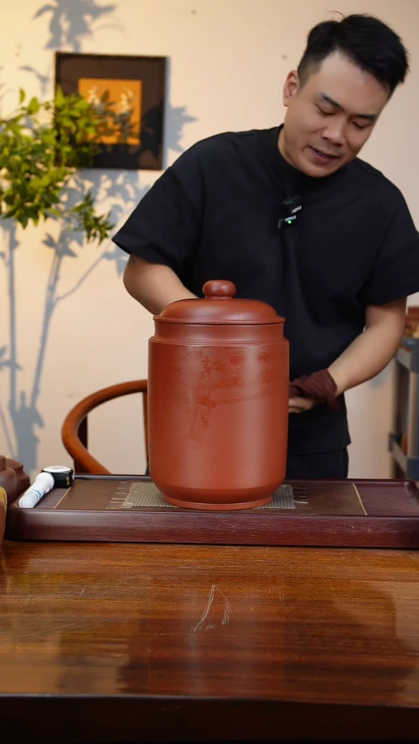 宜兴原矿紫砂茶叶罐