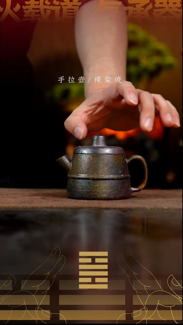 夸烧柴烧古井壶178