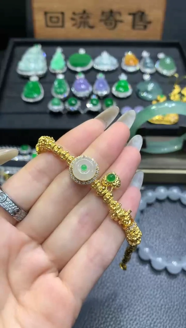 未镶嵌手链翡翠2多样性随机发货1件