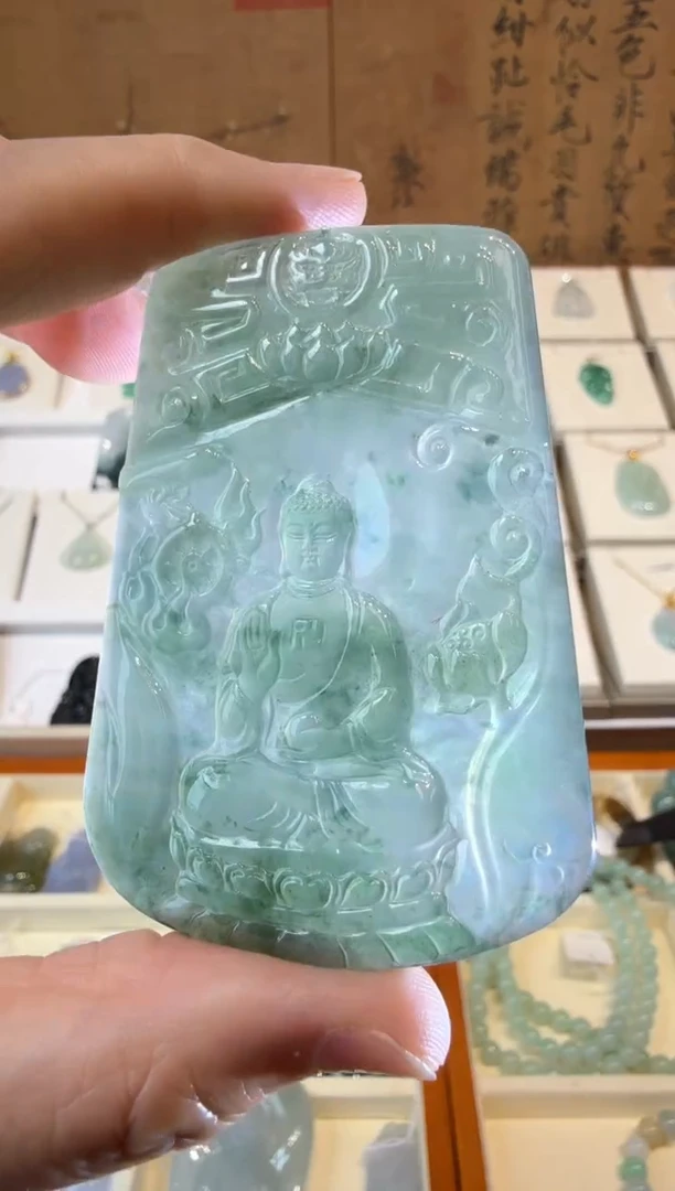 翡翠挂件未镶嵌A货翡翠多样性孤品