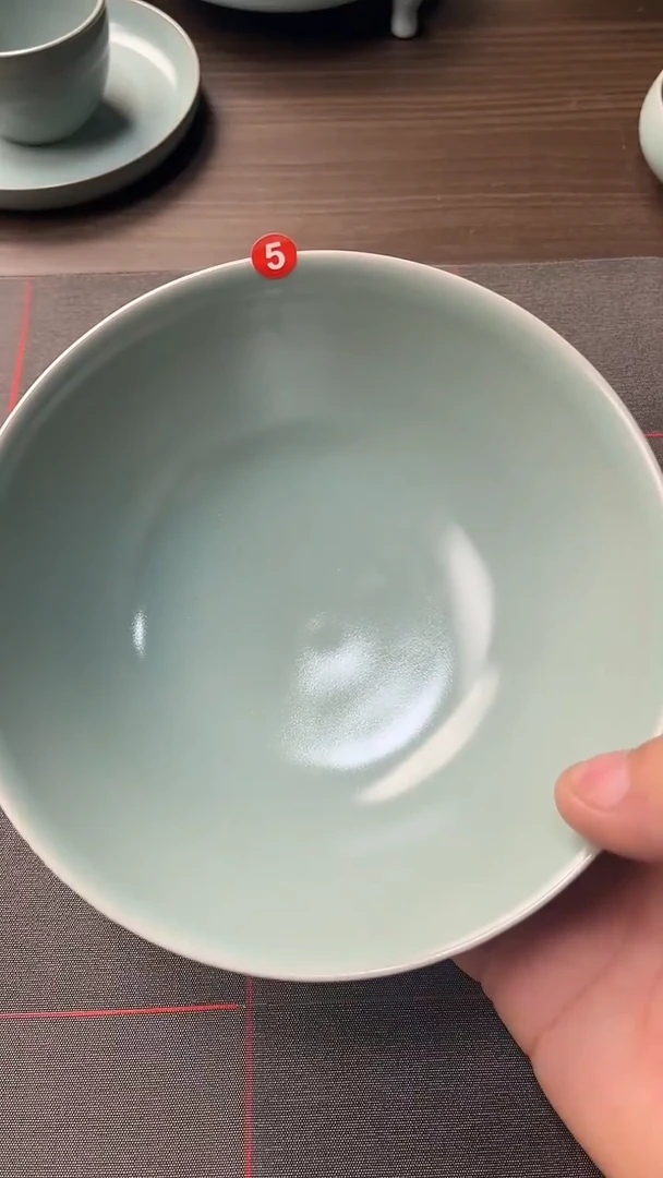 碗我***墙《陈二欢制》仿古釉 碗