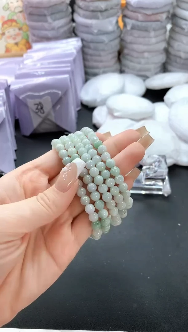 手镯玛瑙/玉髓未镶嵌天然缅甸A货翡翠手串