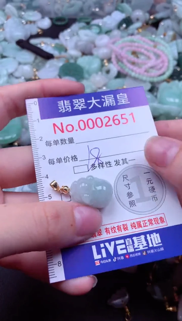 吊坠(不含链)未镶嵌翡翠2651