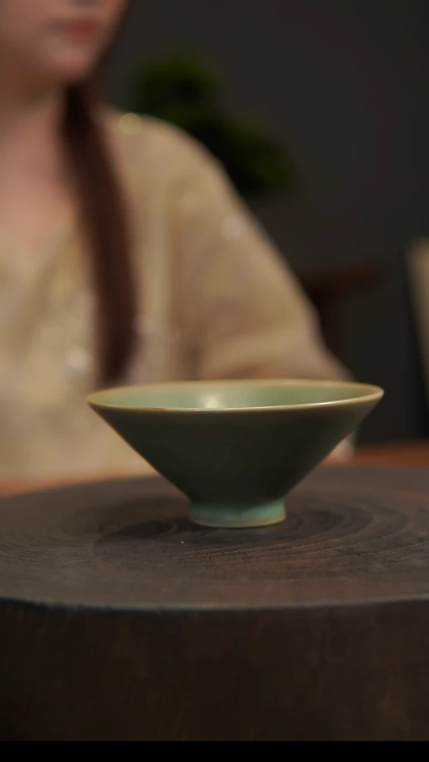 杯子斗笠杯 汝州原产地  原矿老釉