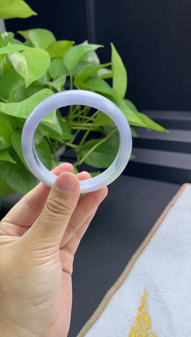 未镶嵌手镯翡翠12#天然A货翡翠手镯56-58圈口