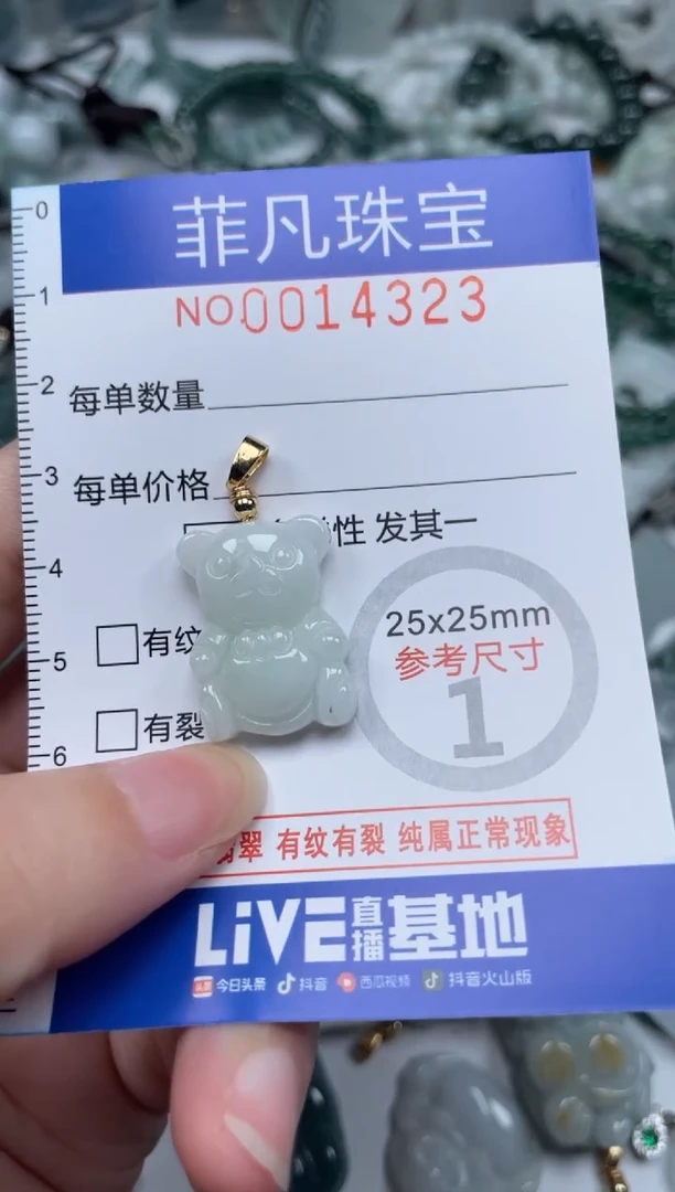 颈饰未镶嵌翡翠14323