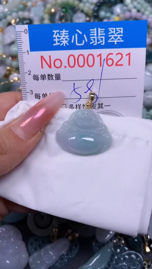 【闪购商品】翡翠颈饰未镶嵌含绳0001621