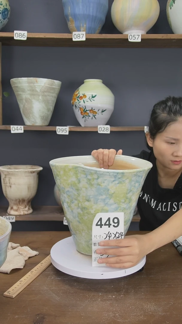 陶瓷景德镇陶瓷花盆449