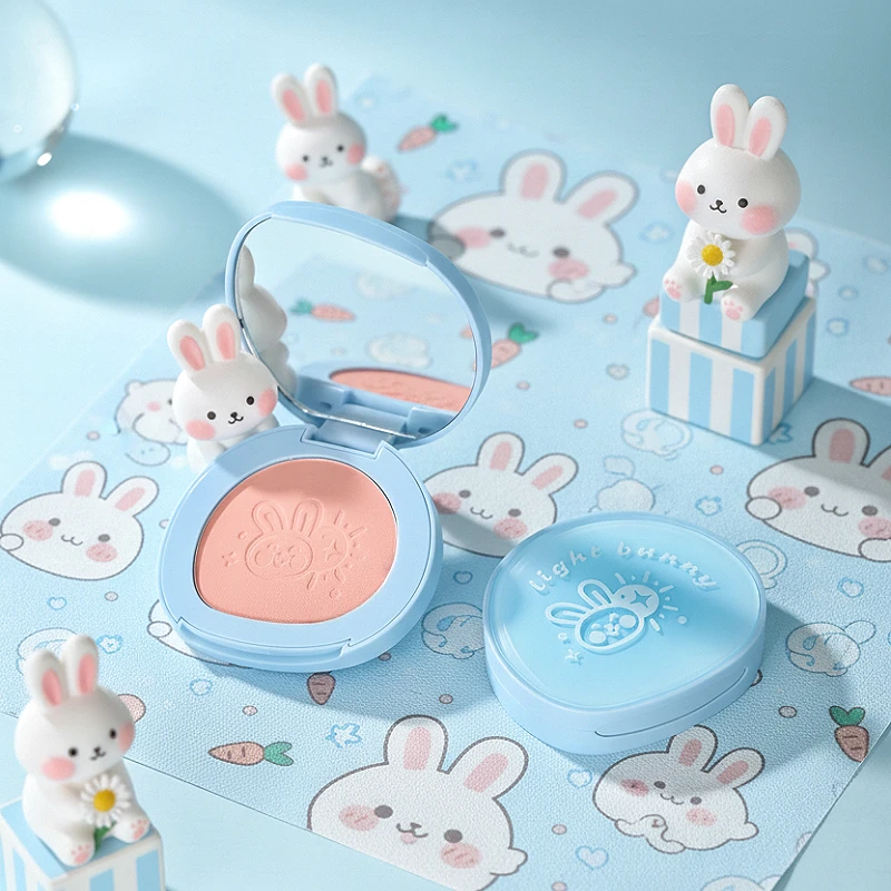 光兔柔雾腮红 纯欲腮红提亮清透柔亮服帖细腻腮红